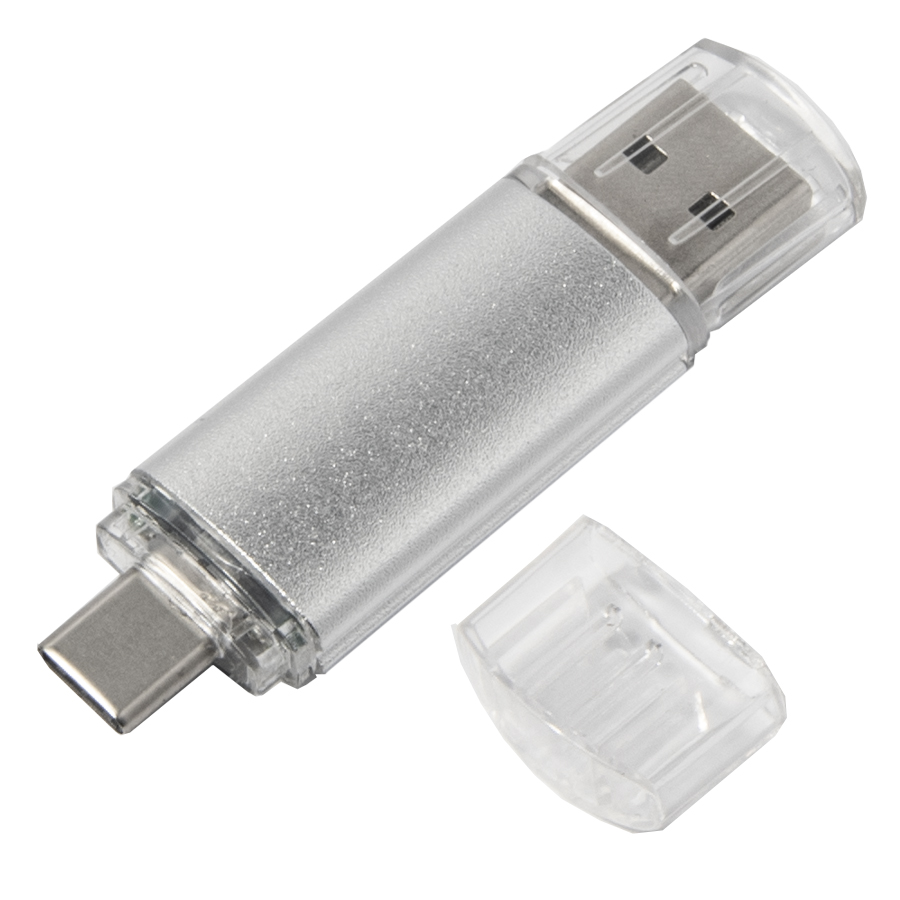 USB flash-карта ASSORTI OTG Type-C (16Гб) с логотипом купить в Орле  (H-19338_16Gb)