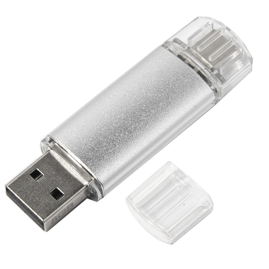 USB flash-карта ASSORTI OTG Type-C (16Гб) с логотипом купить в Орле  (H-19338_16Gb)